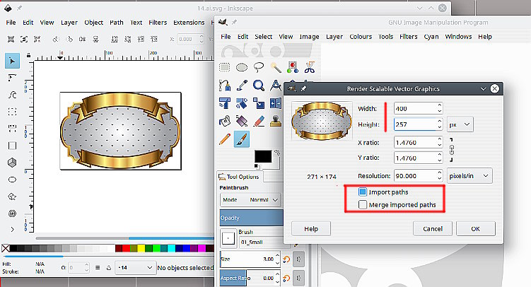 How To Save A Transparent PNG with Inkscape 